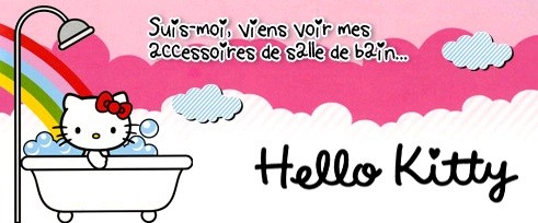 Salle de bain et accessoires Hello Kitty