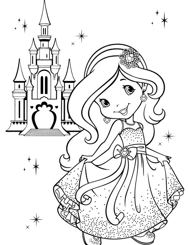 Princesse charlotte devant son chateau