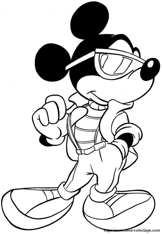 Mickey avec des lunettes