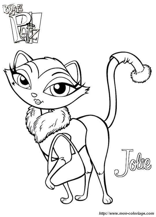 coloriage bratz petz 013