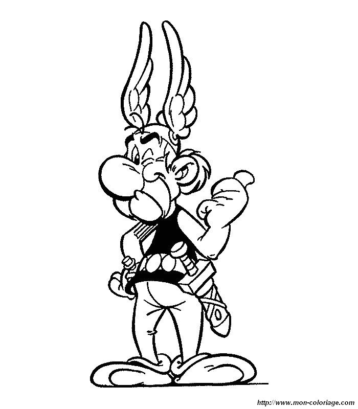 asterix colorier