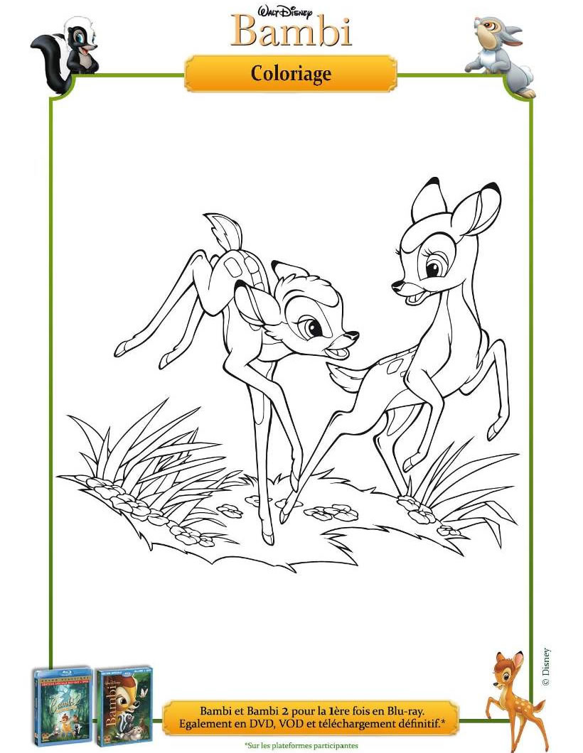 Bambi avec sa petite copine