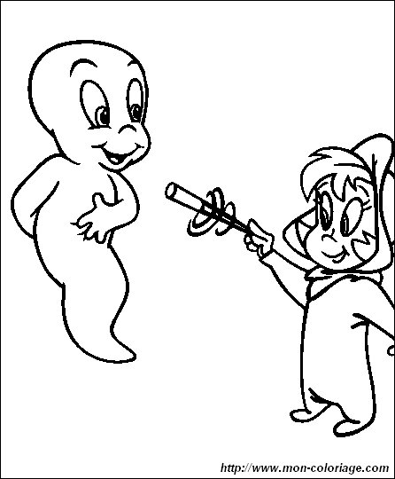 coloriage casper