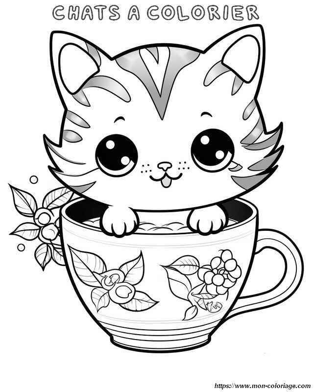 Il est trop mignon dans sa tasse