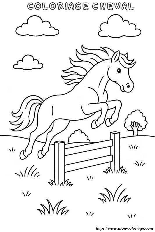 Il galope et saute car il est heureux