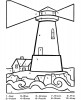 Le phare guide les bateaux en mer