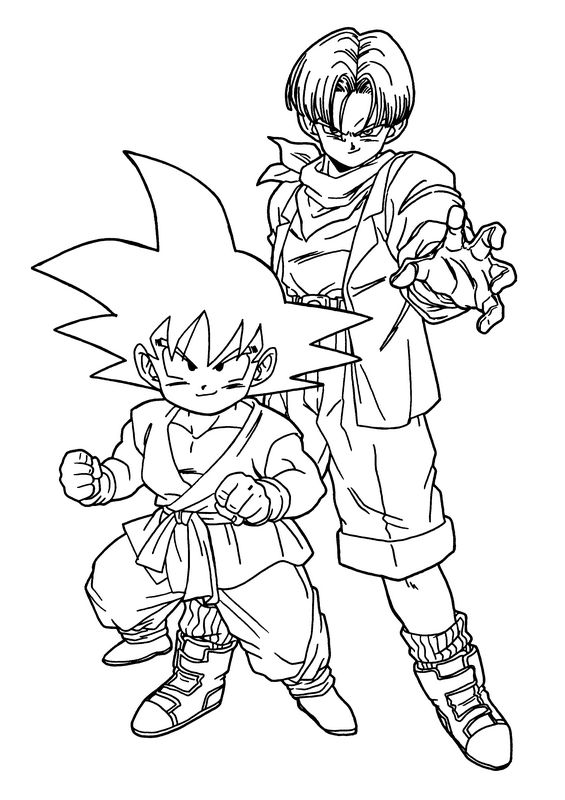 Deux copains sur Dragon Ball Z