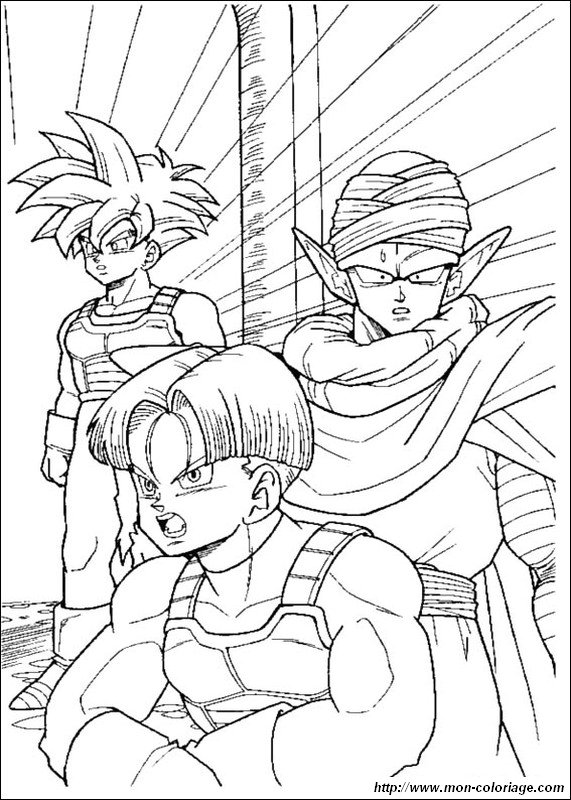 sangohan avec picccolo et trunks