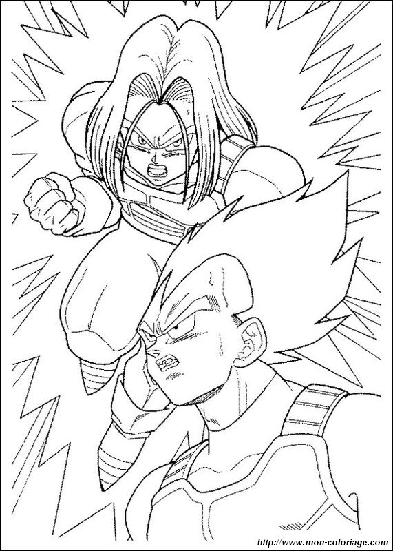 vegeta avec son fils trunks