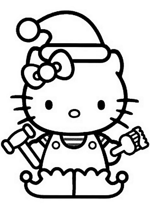 Hello Kitty en elf