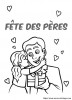 Coloriage de fete des peres