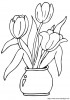 coloriage fleur tulipes jpg