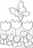 coloriage papillons fleur jpg