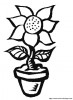 coloriages fleur pot jpg