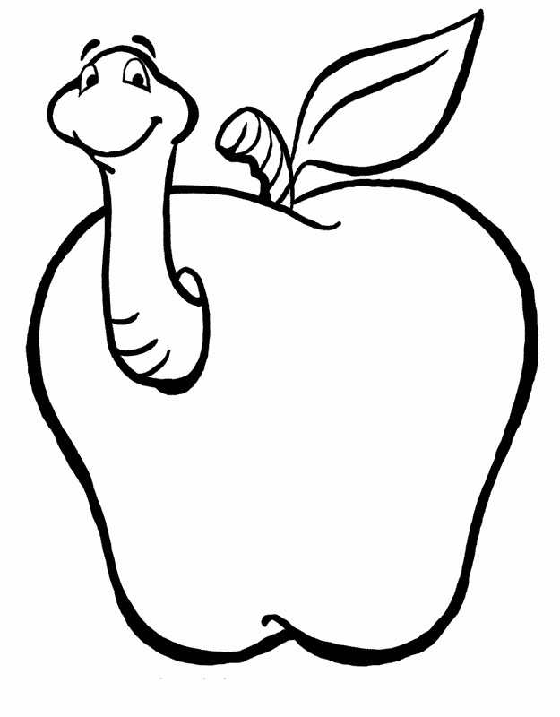 Apple Coloring Free Printables