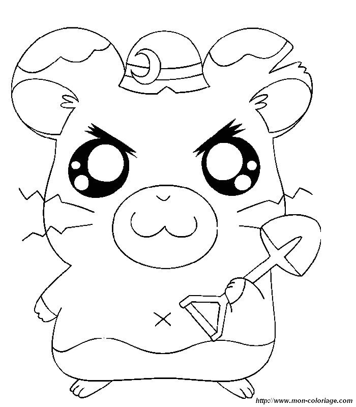 coloriage hamtaro