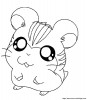 hamtaro colorier