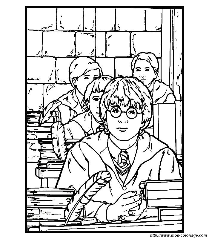 coloriage harry potter