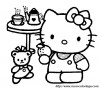 mon coloriage hello kitty