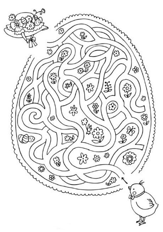 Un jeu de labyrinthe fleuri
