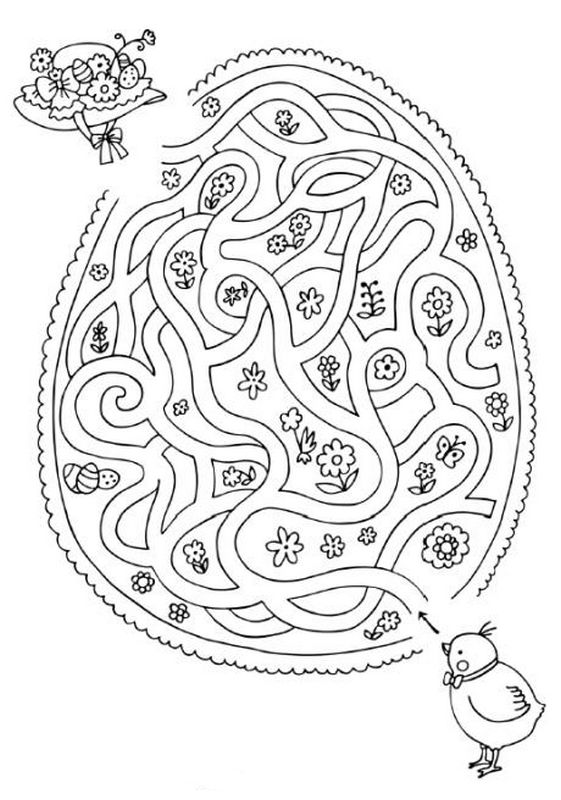Un jeu de labyrinthe fleuri