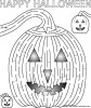 Un jeu de labyrinthe pour halloween
