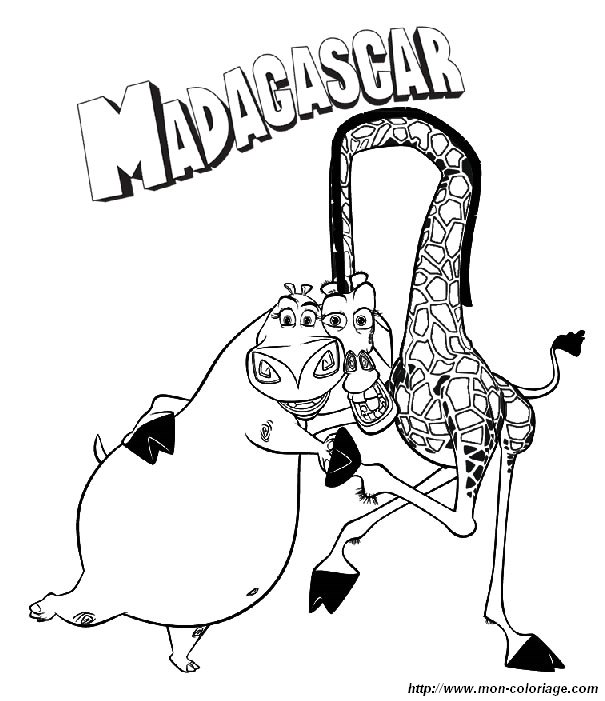 dessins madagascar