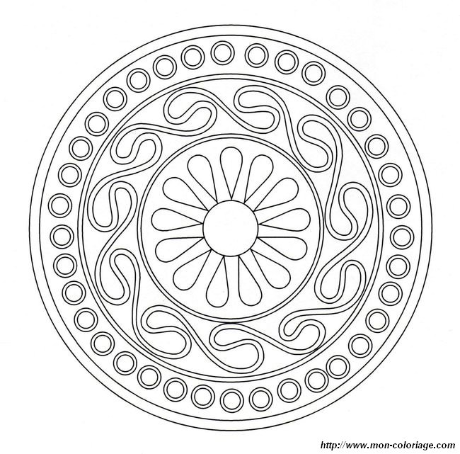 Un mandala de style celtique