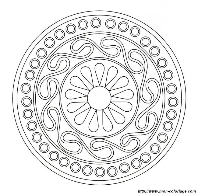 Un mandala de style celtique