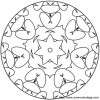 mandala avec de nombreux coeurs