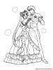 coloriage mariage sailor moon 2  