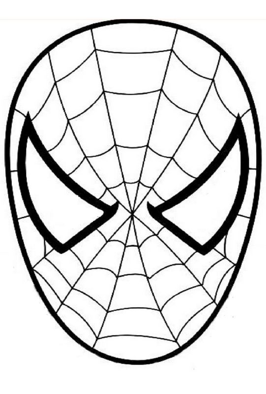 Masque de spiderman pour le carnaval