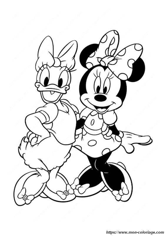 Daisy et Minnie de Disney ensemble
