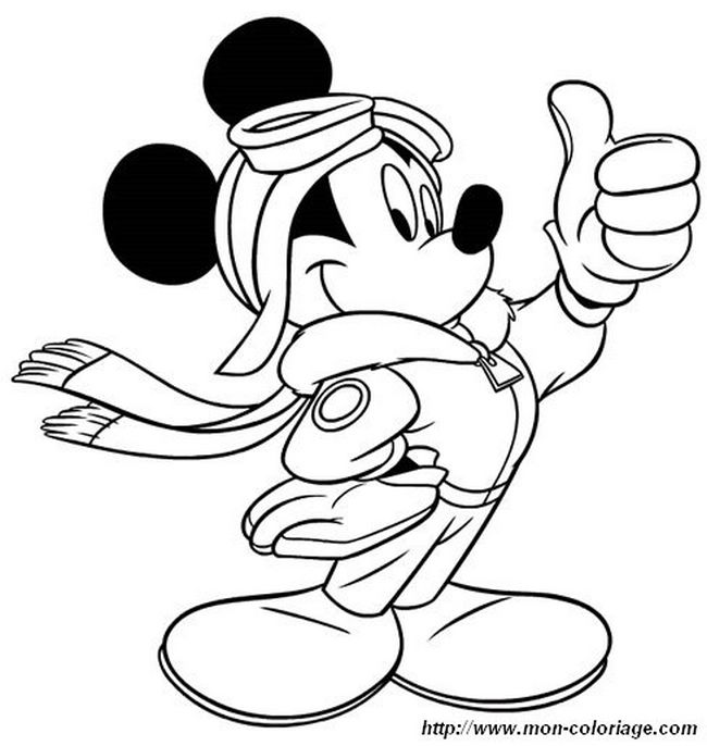 Mickey aviateur