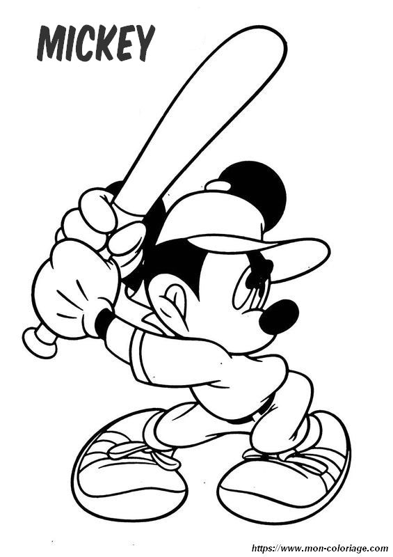 Une souris qui joue au baseball