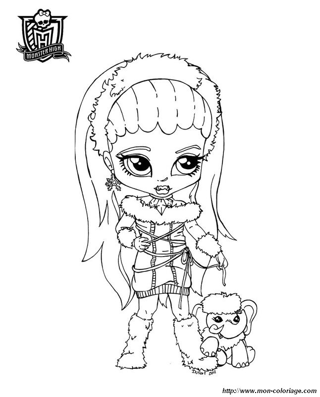 Coloriage De Monster High Dessin Monster High Gratuit à