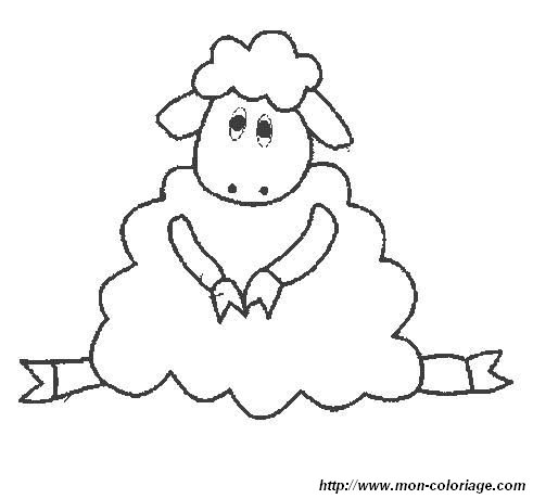 11coloriage mouton