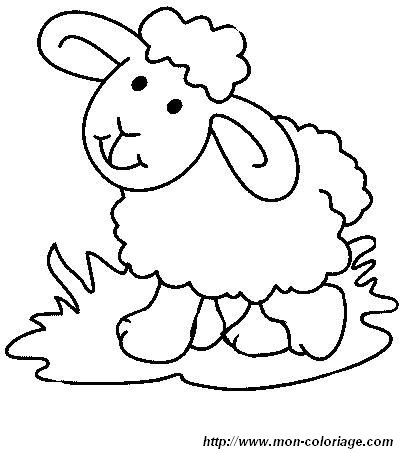 15coloriage mouton