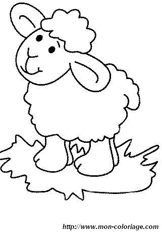 8coloriage mouton