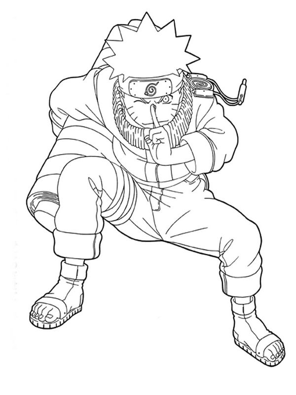 Naruto Uzumaki est en position