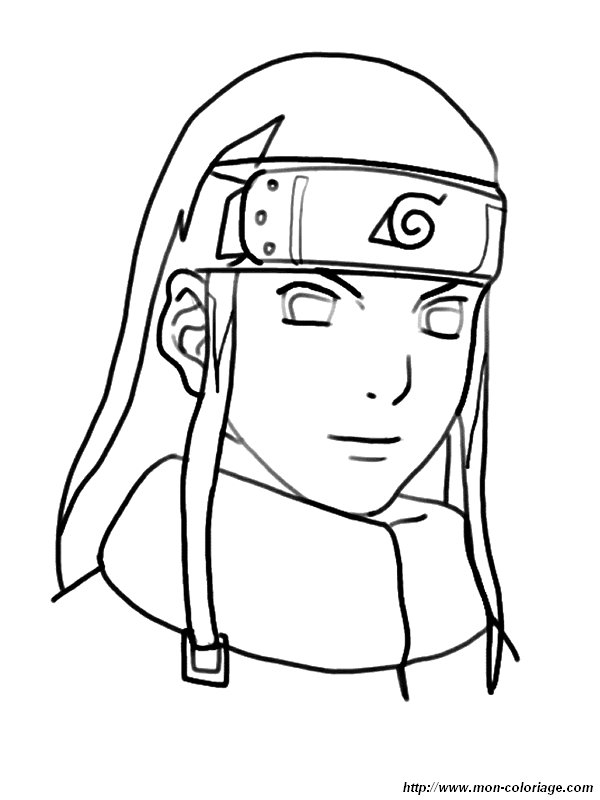 coloriage neji  