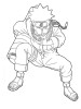Naruto Uzumaki est en position