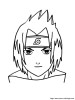 coloriage sasuke  