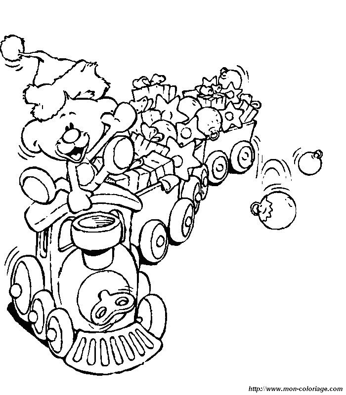 Coloriage de Noël, dessin 031 à colorier