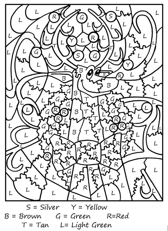 Coloriages magiques pour noel