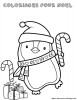 Un petit pingouin pour la fete de noel