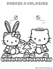 Hello Kitty te souhaite une bonne fete de paques