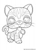 coloriage littlest petshop chat  