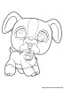 coloriages petshop chien  