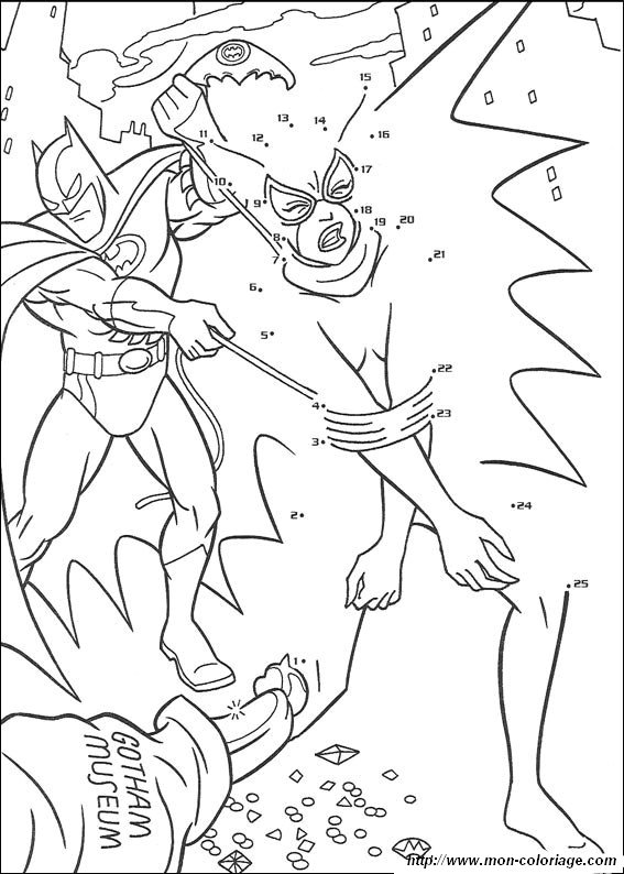 Relies les points et colories le dessin Les petites article relies les points et colories le dessin
